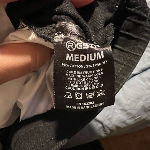 Gently used Men’s Black Jogger pants. RGSTR/ Medium - Picture 6 of 7